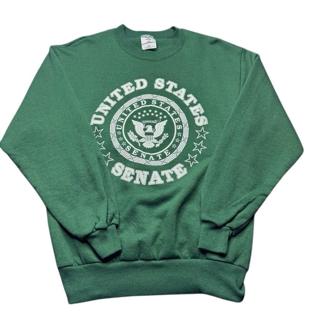 Vintage United States Senate Freem Crew Neck Sweatshirt Adult M MADE IN USA